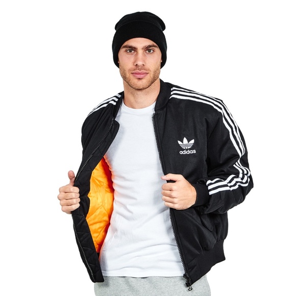 adidas | Jackets & Coats | Adidas Padded Bomber Jacket | Poshmark
